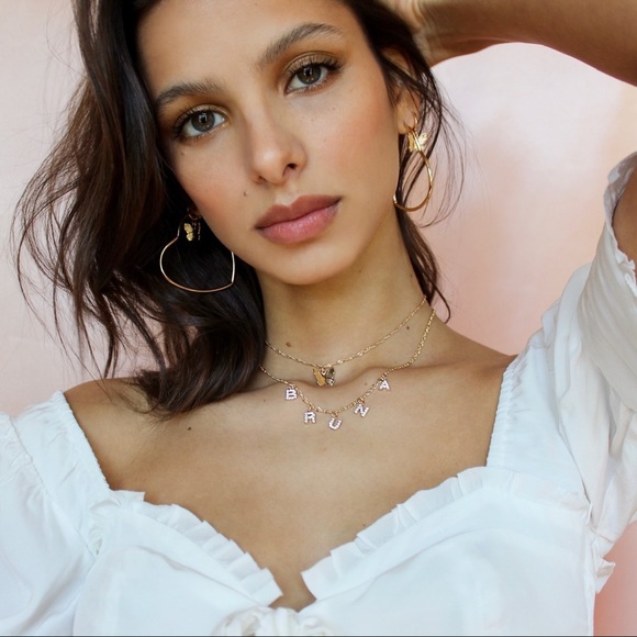 CZ & 14k Gold Charm Necklace - Fraiser Sterling - Picture 3 of 5